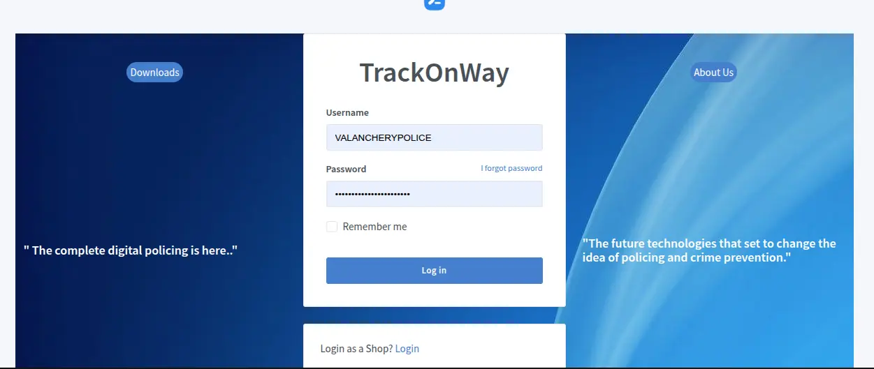 Trackonway Project